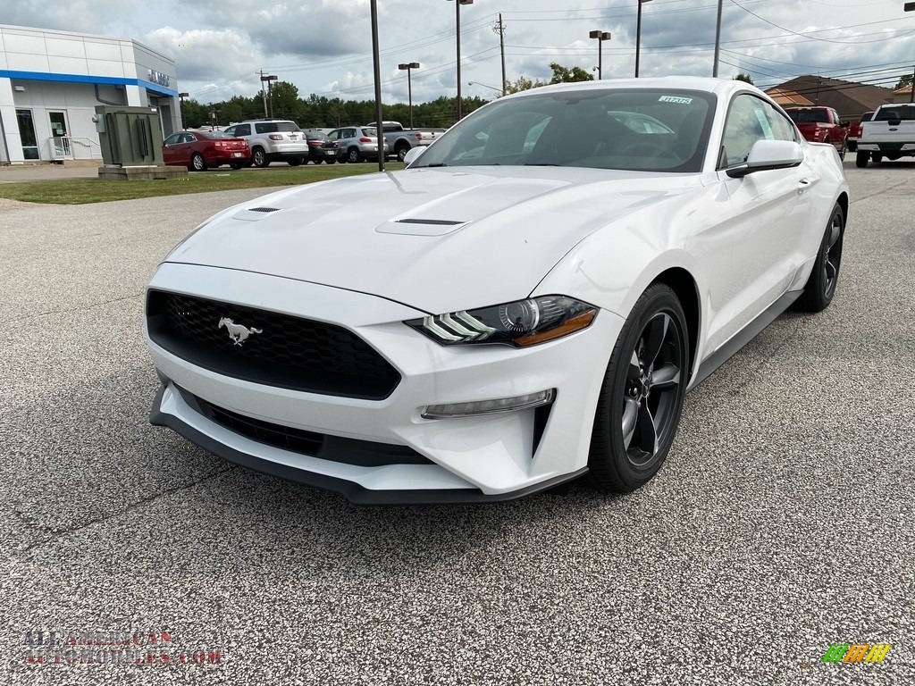 Oxford White / Ebony Ford Mustang EcoBoost Premium Fastback