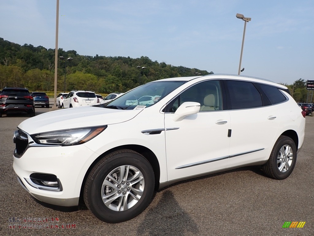 Summit White / Shale Buick Enclave Essence AWD