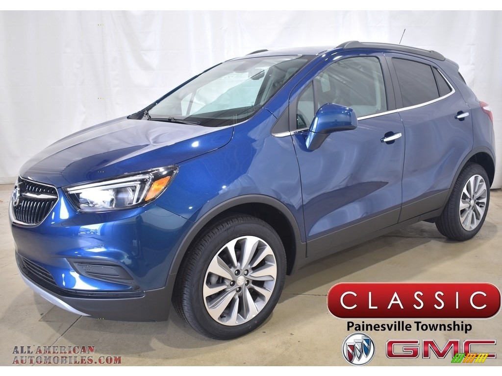 2020 Buick Encore Preferred Awd In Deep Azure Metallic Photo 3