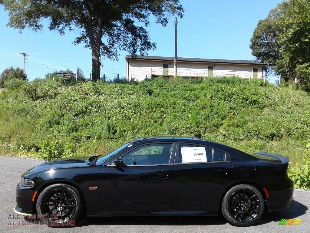 2020 Charger Scat Pack - Pitch Black / Black photo #1