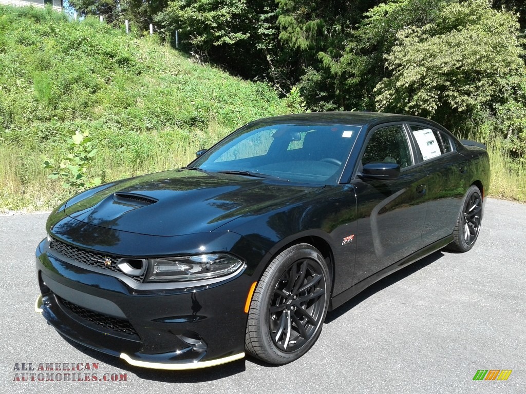 2020 Charger Scat Pack - Pitch Black / Black photo #2