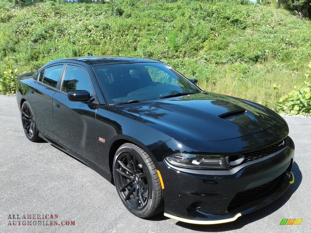 2020 Charger Scat Pack - Pitch Black / Black photo #4