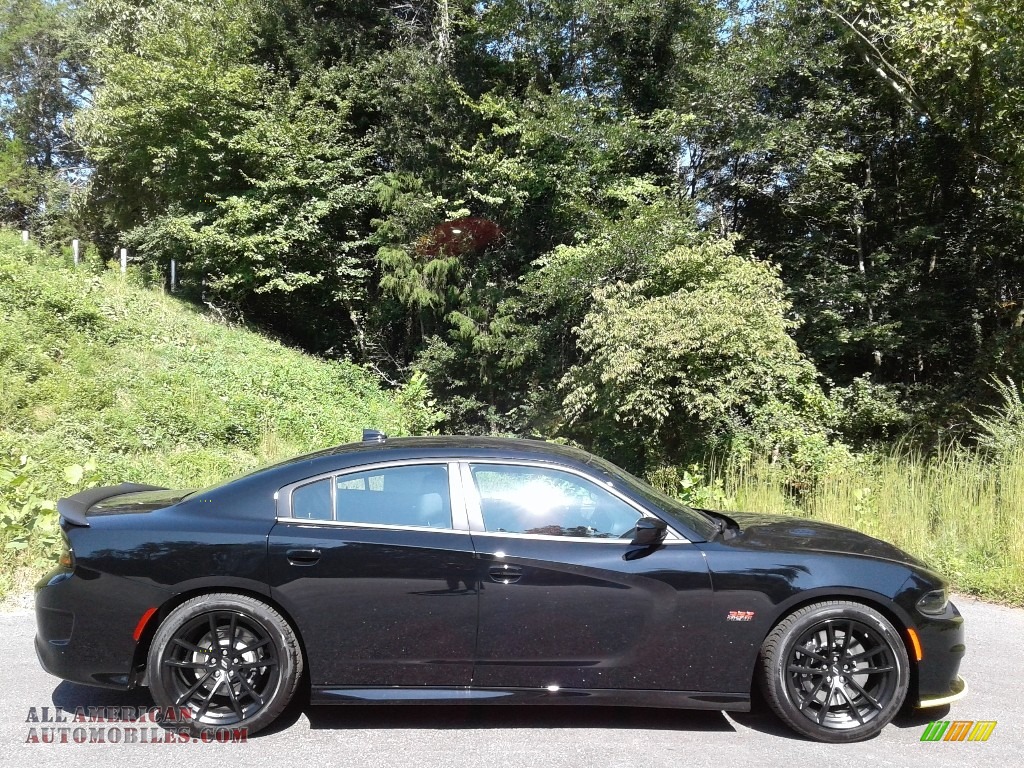 2020 Charger Scat Pack - Pitch Black / Black photo #5