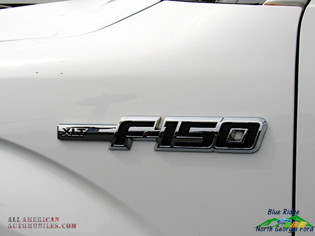 2013 F150 XLT SuperCrew - Oxford White / Steel Gray photo #25