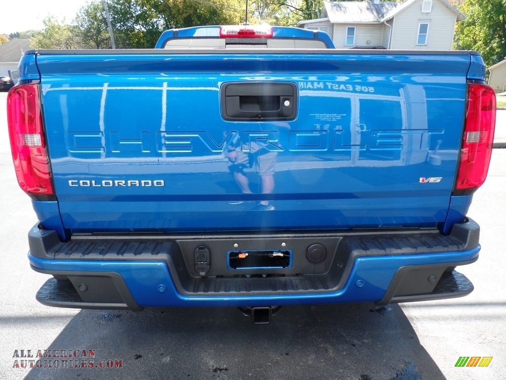 2021 Colorado Z71 Crew Cab 4x4 - Bright Blue Metallic / Jet Black photo #16