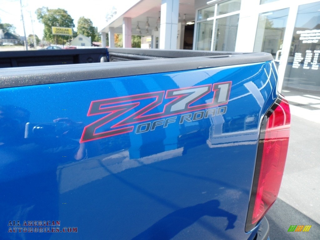 2021 Colorado Z71 Crew Cab 4x4 - Bright Blue Metallic / Jet Black photo #17