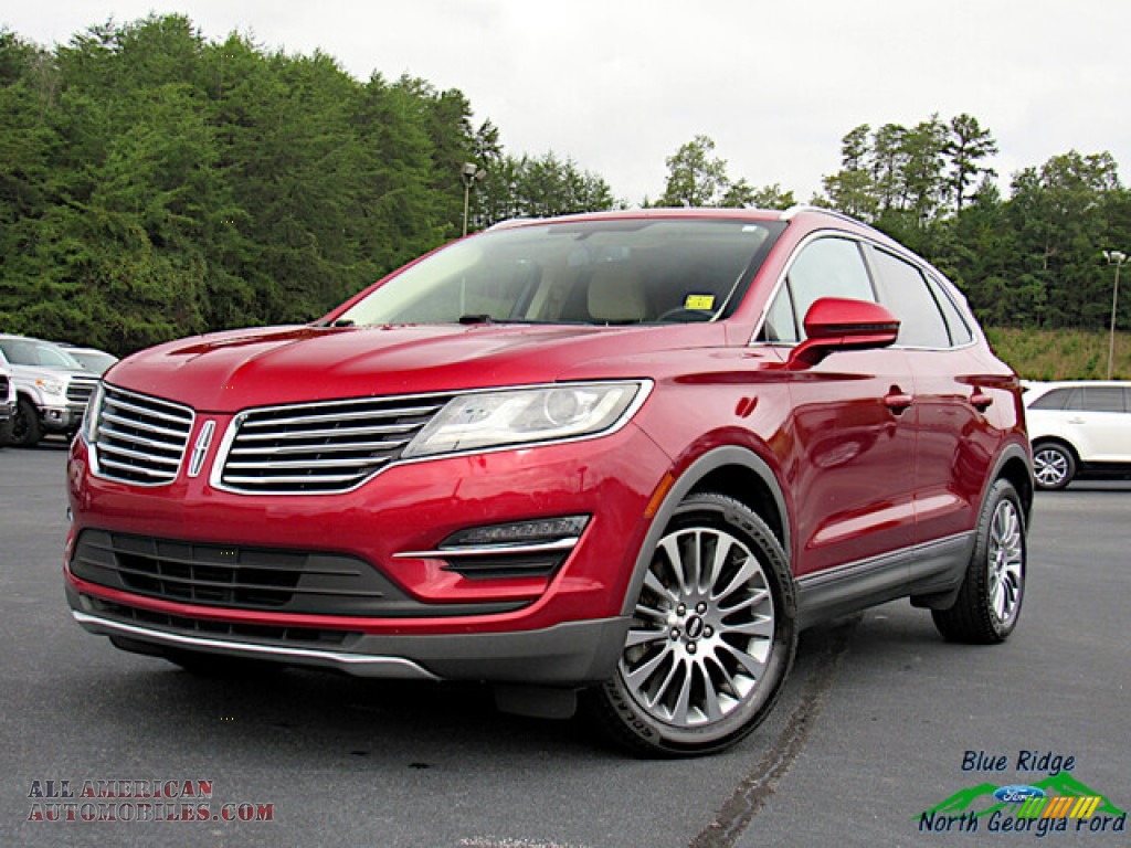 Ruby Red Metallic / White Sands Lincoln MKC FWD