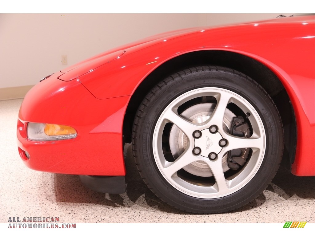 2000 Corvette Convertible - Torch Red / Black photo #22