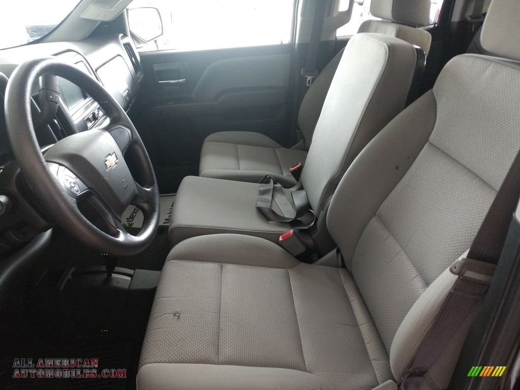 2017 Silverado 1500 Custom Double Cab 4x4 - Black / Dark Ash/Jet Black photo #16