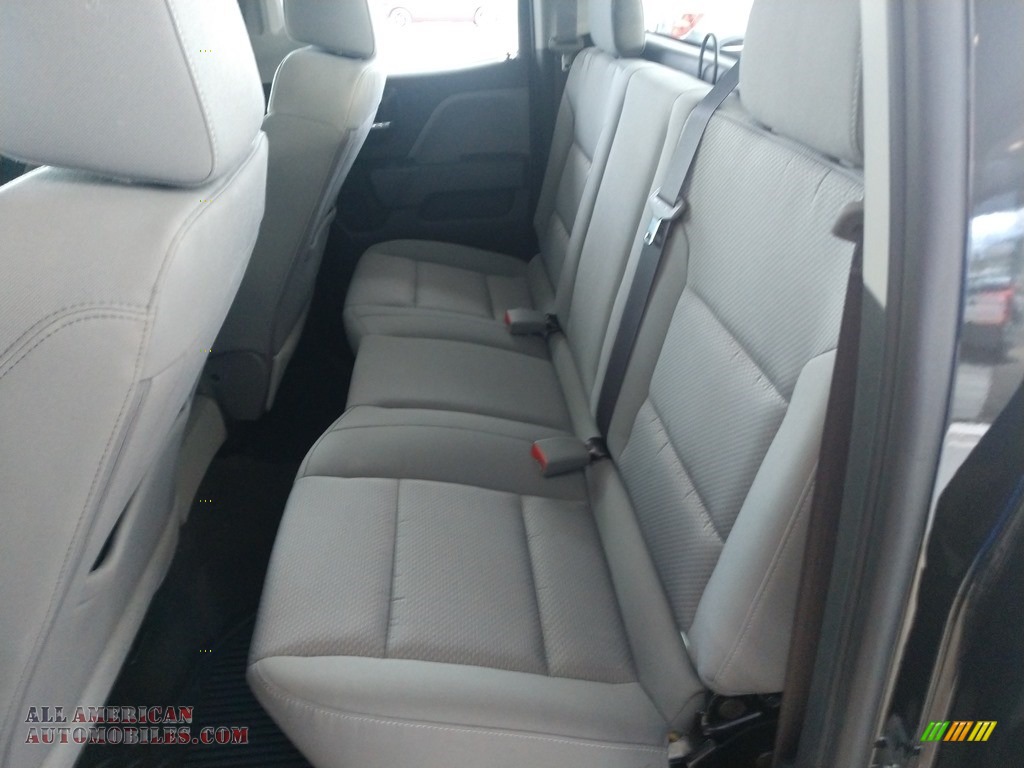 2017 Silverado 1500 Custom Double Cab 4x4 - Black / Dark Ash/Jet Black photo #17