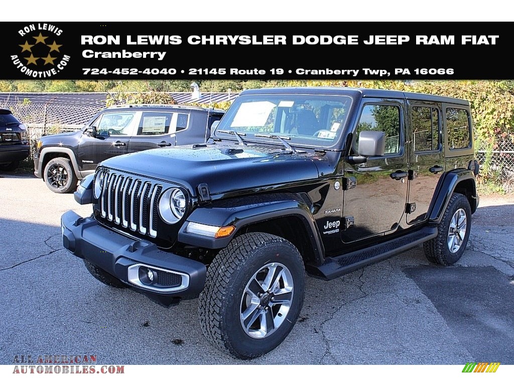 2021 Jeep Wrangler Unlimited Sahara 4x4 In Black For Sale Photo 3