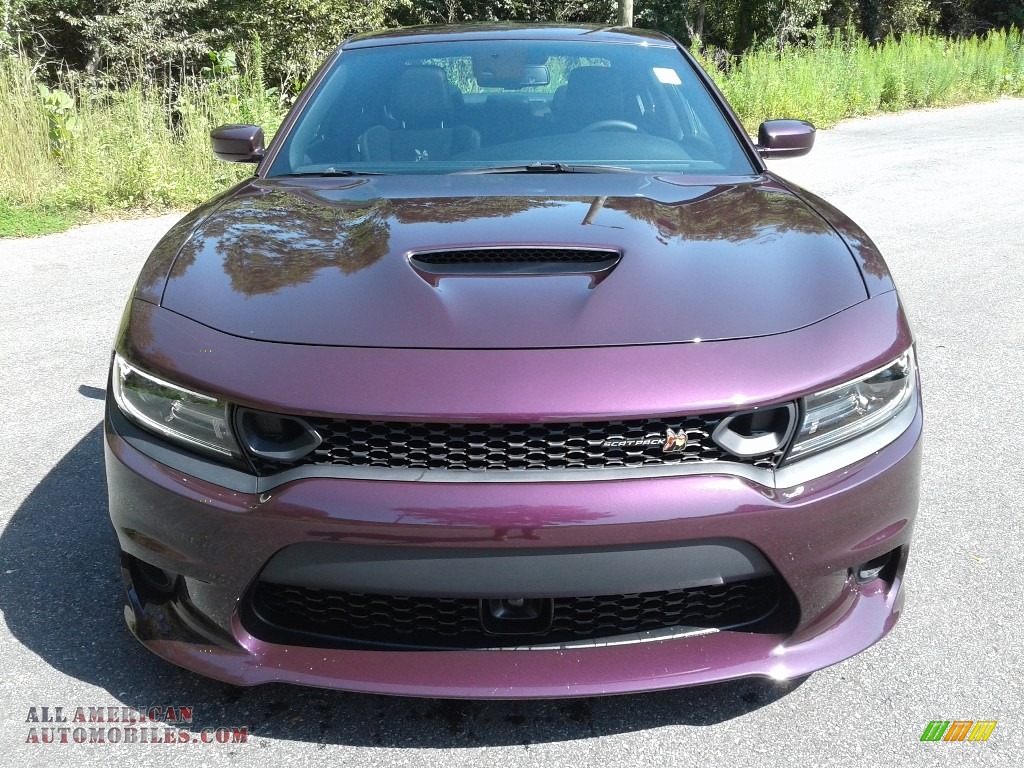 2020 Charger Scat Pack - Hellraisin / Black photo #3