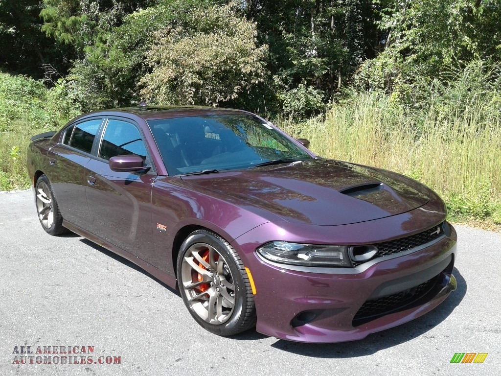 2020 Charger Scat Pack - Hellraisin / Black photo #4