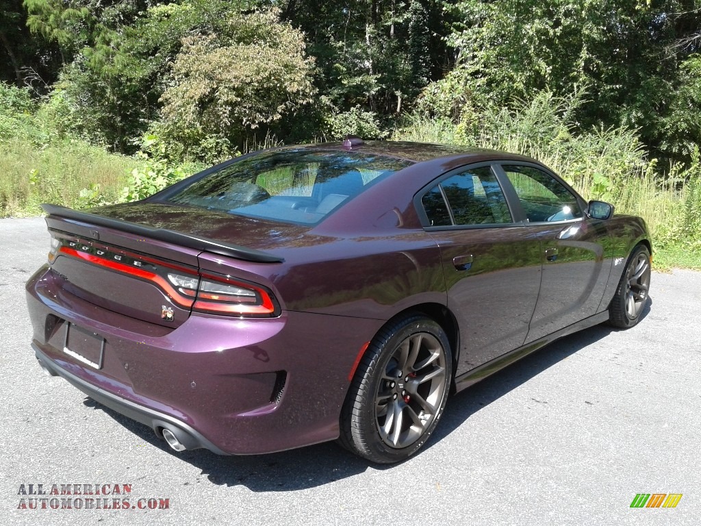 2020 Charger Scat Pack - Hellraisin / Black photo #6