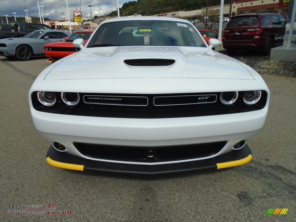2020 Challenger GT AWD - White Knuckle / Black/Caramel photo #7
