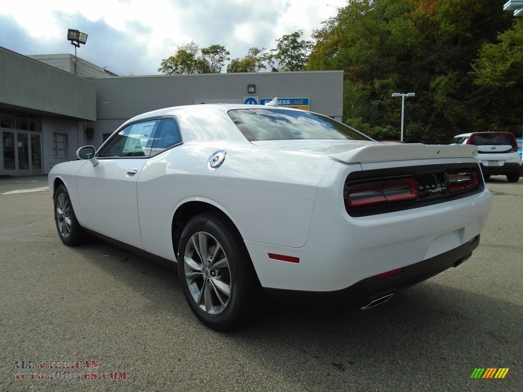 2020 Challenger GT AWD - White Knuckle / Black/Caramel photo #10