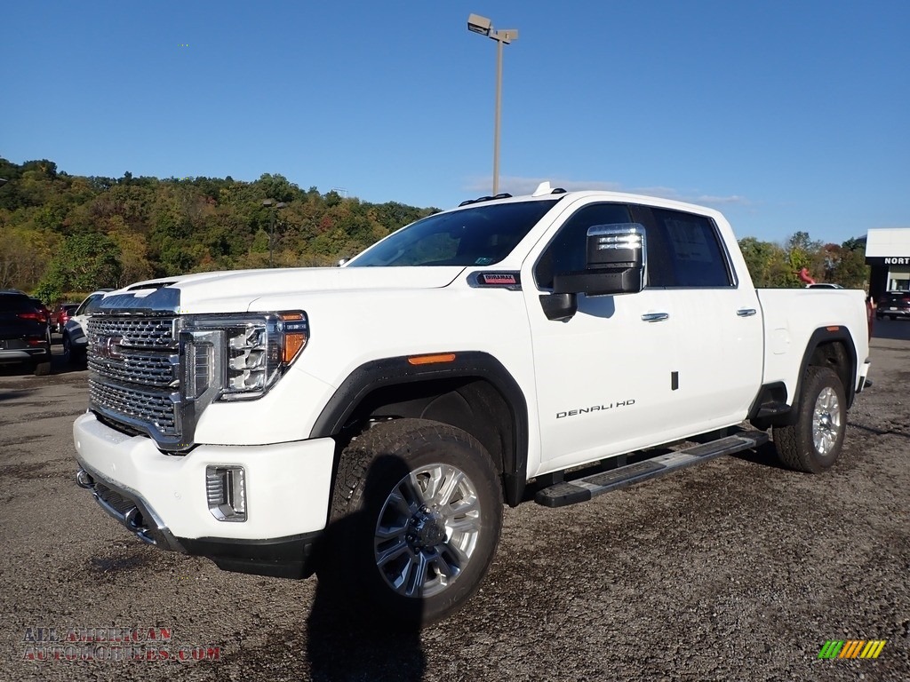 2020 Gmc Sierra 2500hd Denali Crew Cab 4wd In Summit White Photo 13