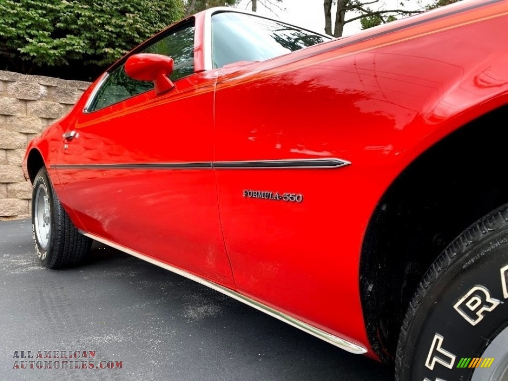 1974 Firebird Formula 350 - Buccaneer Red / Black photo #30
