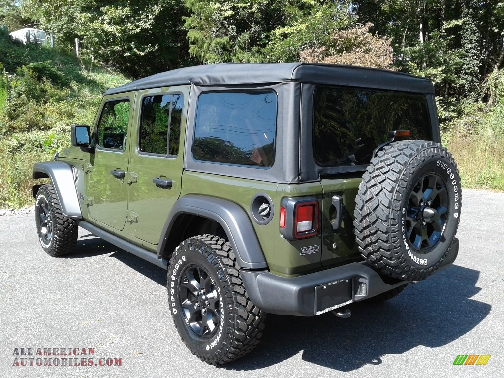 2021 Jeep Wrangler Unlimited Willys 4x4 in Sarge Green
