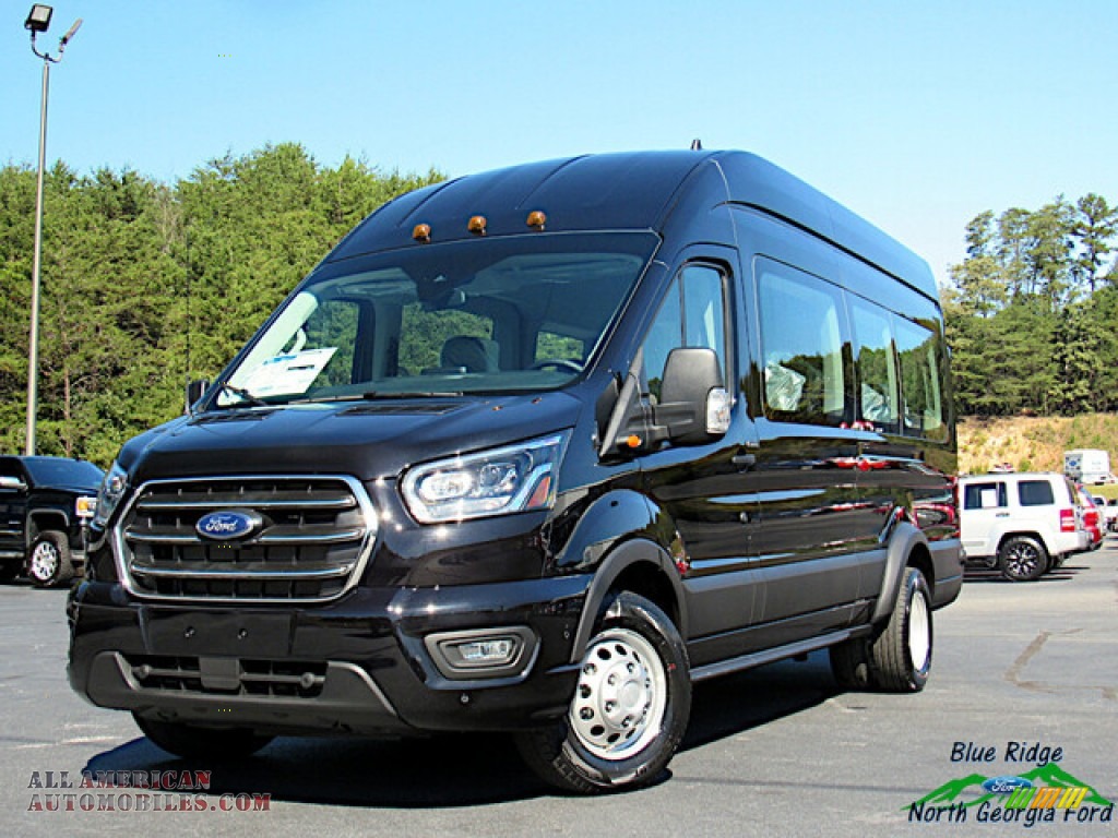 Agate Black / Ebony Ford Transit Passenger Wagon XLT 350 HR Extended