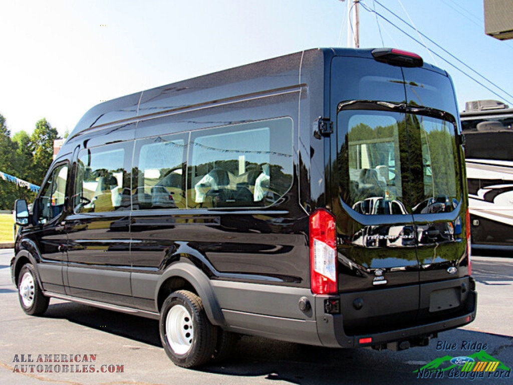 2020 Transit Passenger Wagon XLT 350 HR Extended - Agate Black / Ebony photo #3