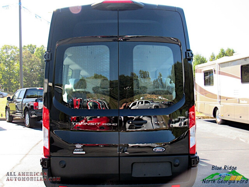 2020 Transit Passenger Wagon XLT 350 HR Extended - Agate Black / Ebony photo #4