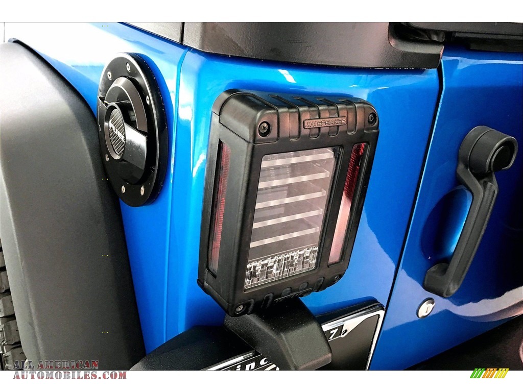 2015 Wrangler Unlimited Sport 4x4 - Hydro Blue Pearl / Black photo #27