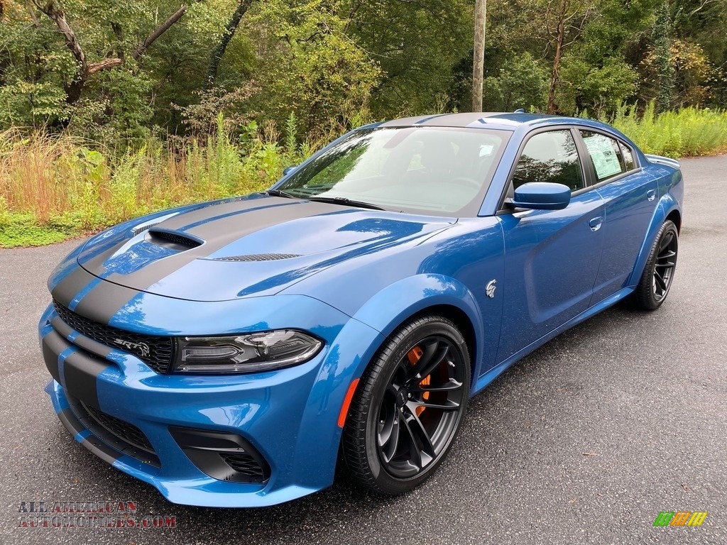 2020 Charger SRT Hellcat Widebody - Frostbite / Black photo #2