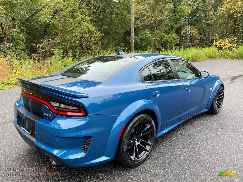 2020 Charger SRT Hellcat Widebody - Frostbite / Black photo #6