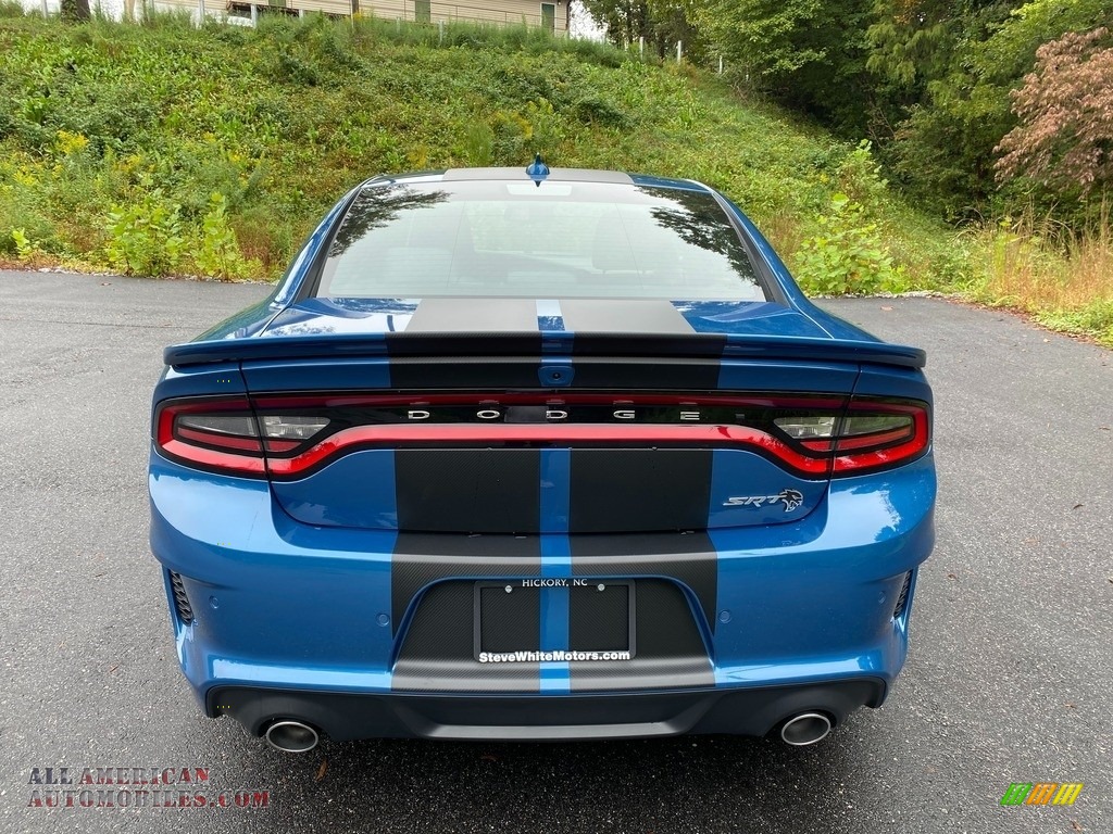 2020 Charger SRT Hellcat Widebody - Frostbite / Black photo #7