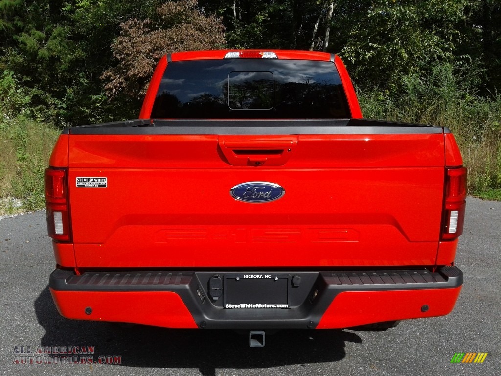 2020 F150 Lariat SuperCrew 4x4 - Race Red / Sport Special Edition Black/Red photo #9
