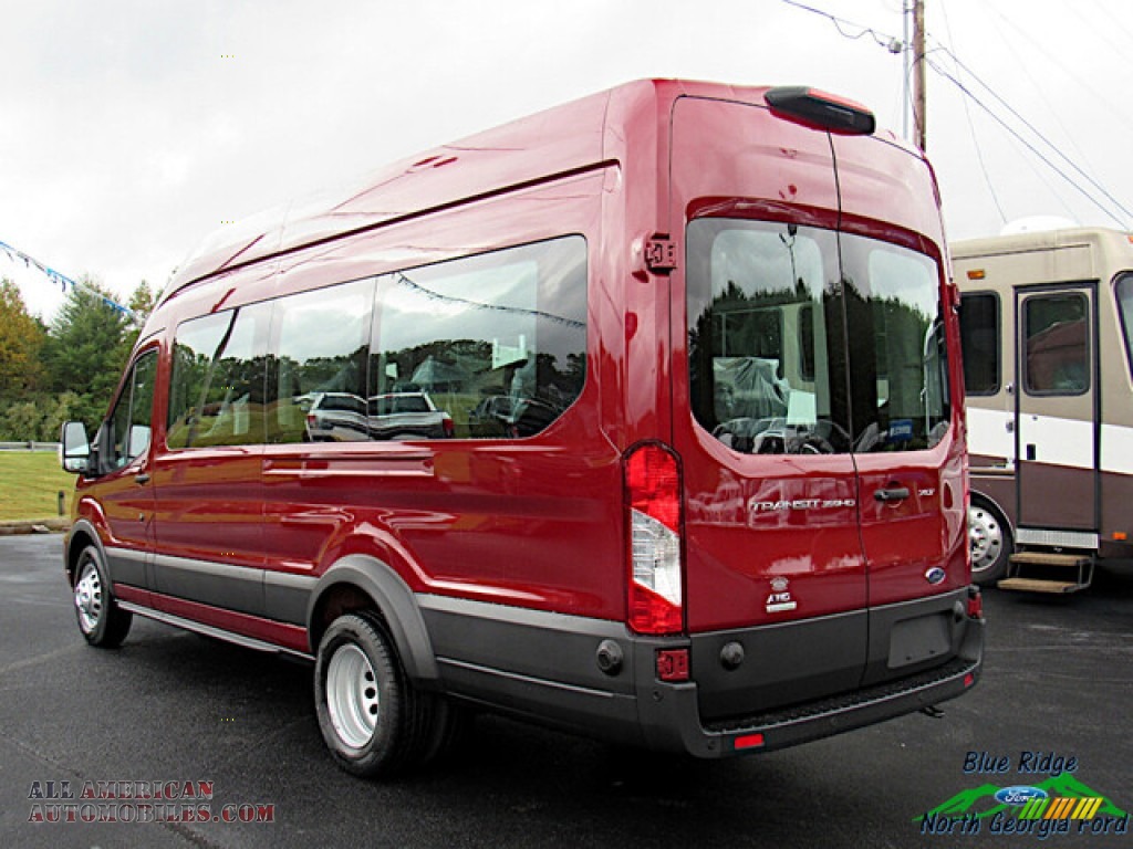 2020 Transit Passenger Wagon XLT 350 HR Extended - Kapoor Red / Ebony photo #3