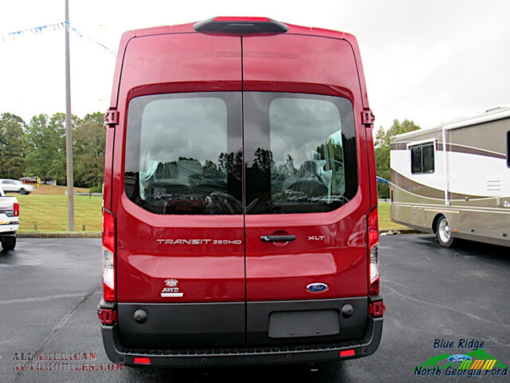 2020 Transit Passenger Wagon XLT 350 HR Extended - Kapoor Red / Ebony photo #4