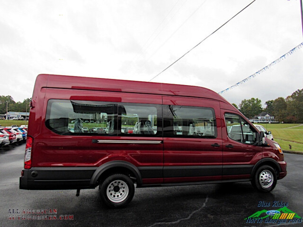 2020 Transit Passenger Wagon XLT 350 HR Extended - Kapoor Red / Ebony photo #6