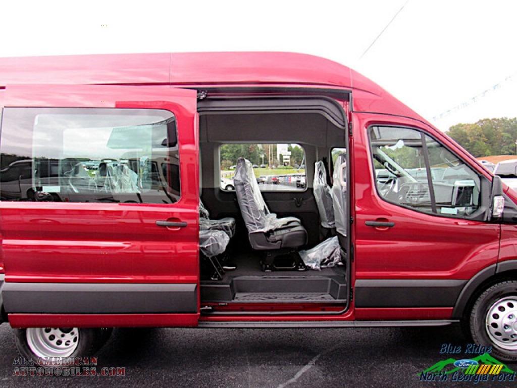 2020 Transit Passenger Wagon XLT 350 HR Extended - Kapoor Red / Ebony photo #13