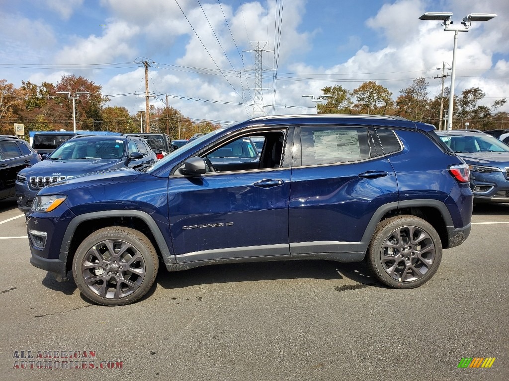 2021 Compass 80th Special Edition 4x4 - Jazz Blue Pearl / Black photo #4