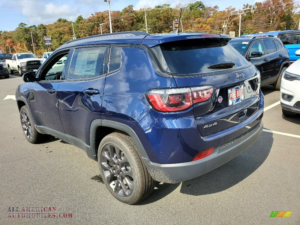 2021 Compass 80th Special Edition 4x4 - Jazz Blue Pearl / Black photo #6