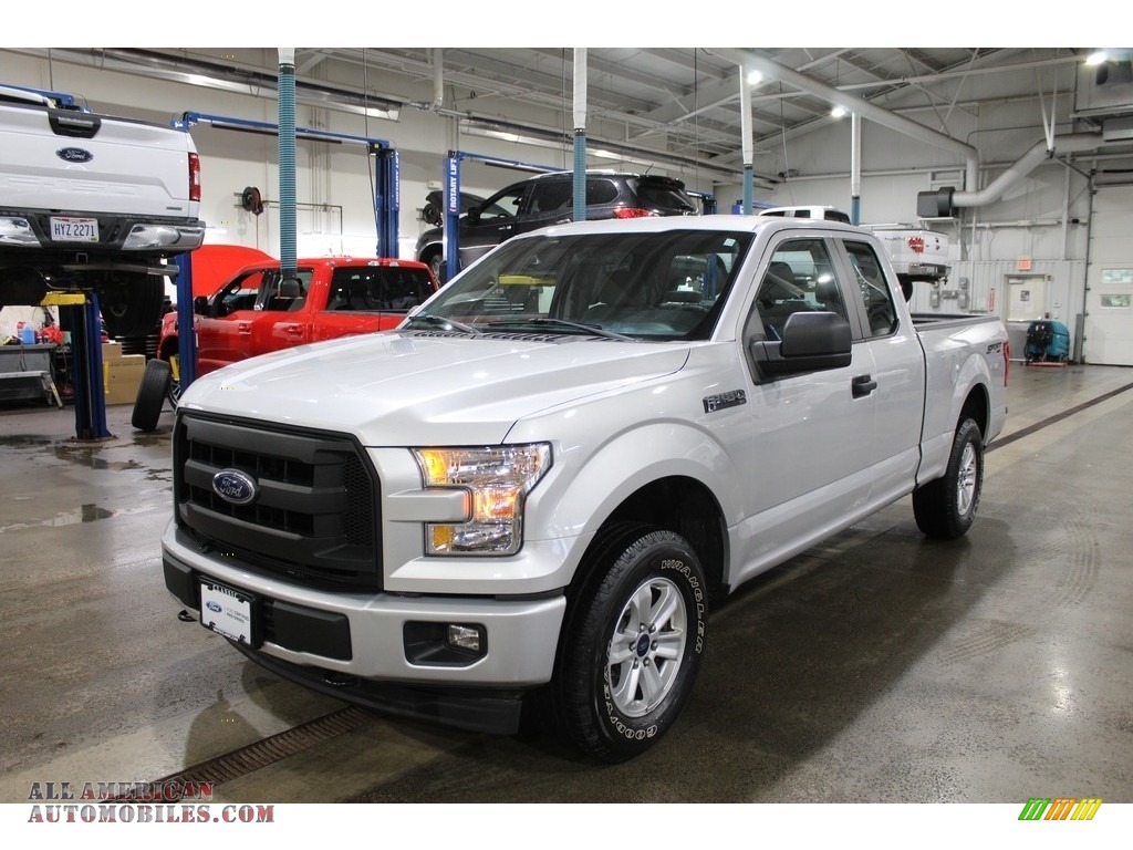 2017 Ford F150 XL SuperCab 4x4 in Ingot Silver E34516 All American