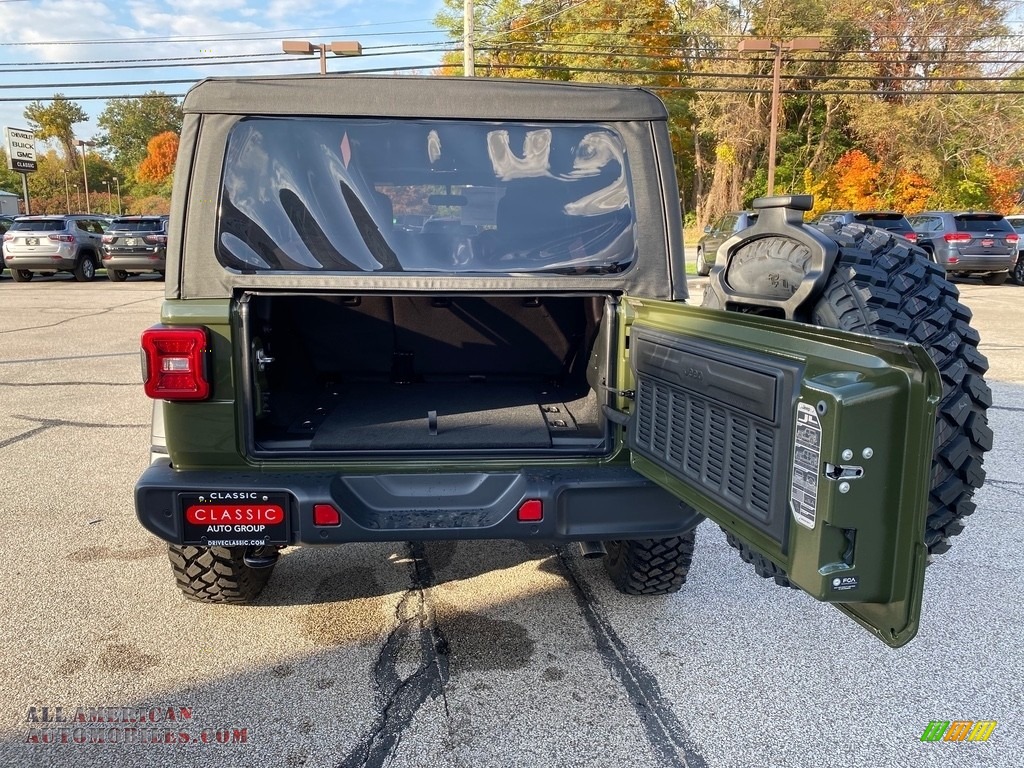 2021 Wrangler Unlimited Willys 4x4 - Sarge Green / Black photo #14