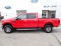 Ford F250 Super Duty XLT Crew Cab 4x4 Race Red photo #2