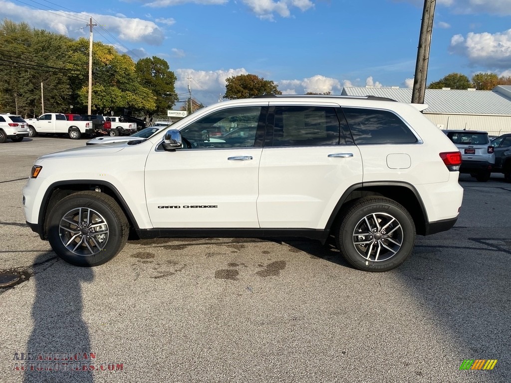 2021 Grand Cherokee Limited 4x4 - Bright White / Black photo #8