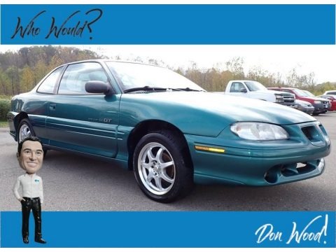 Medium Green Blue Metallic 1996 Pontiac Grand Am GT Coupe