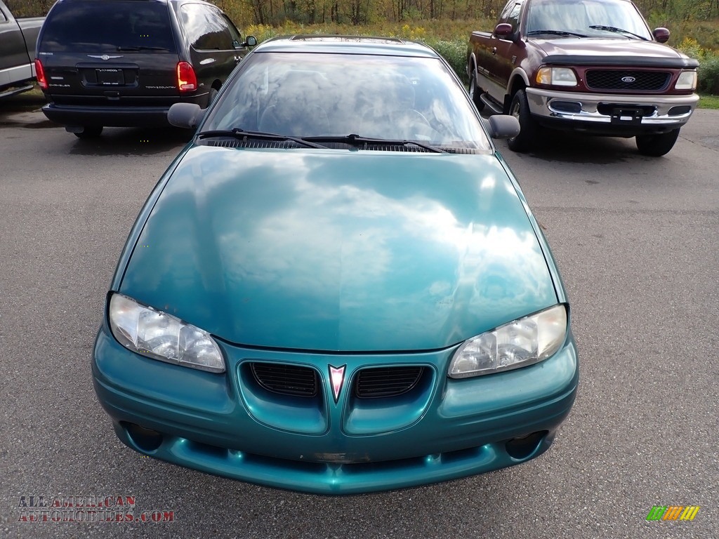 1996 Grand Am GT Coupe - Medium Green Blue Metallic / Pewter photo #4