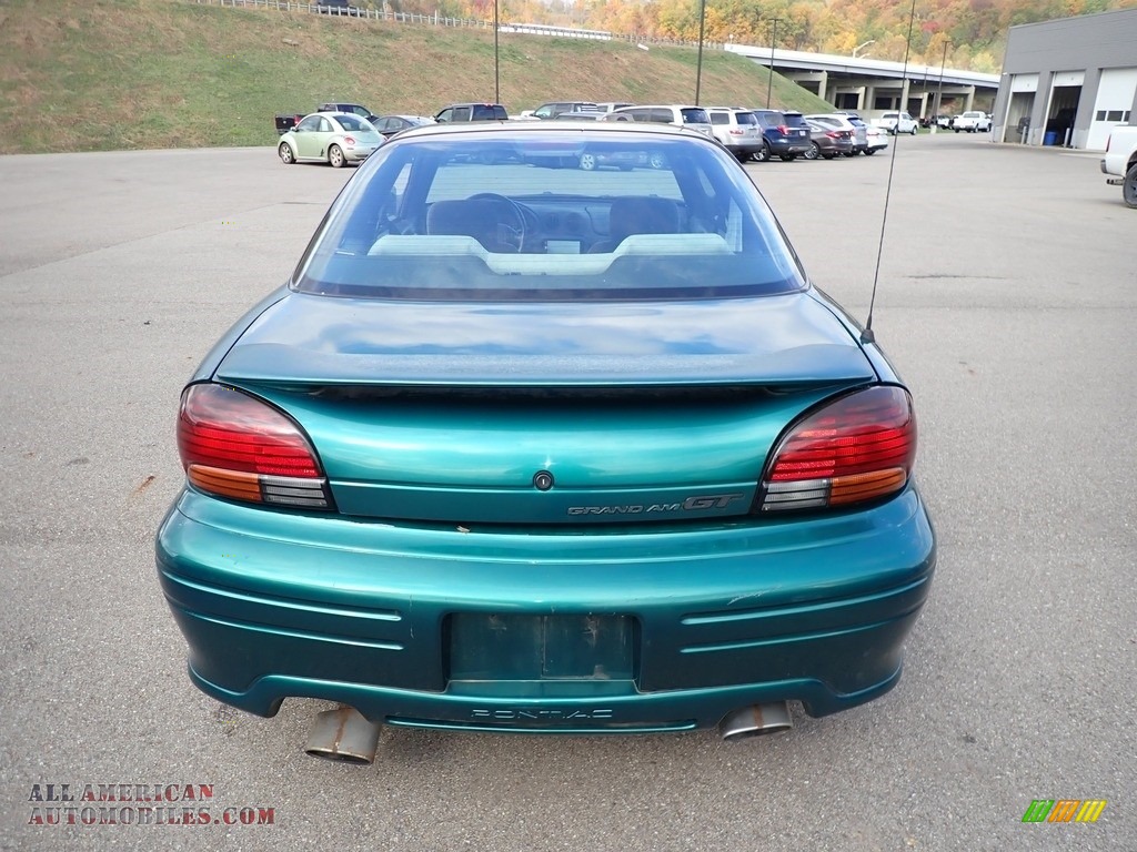 1996 Grand Am GT Coupe - Medium Green Blue Metallic / Pewter photo #9