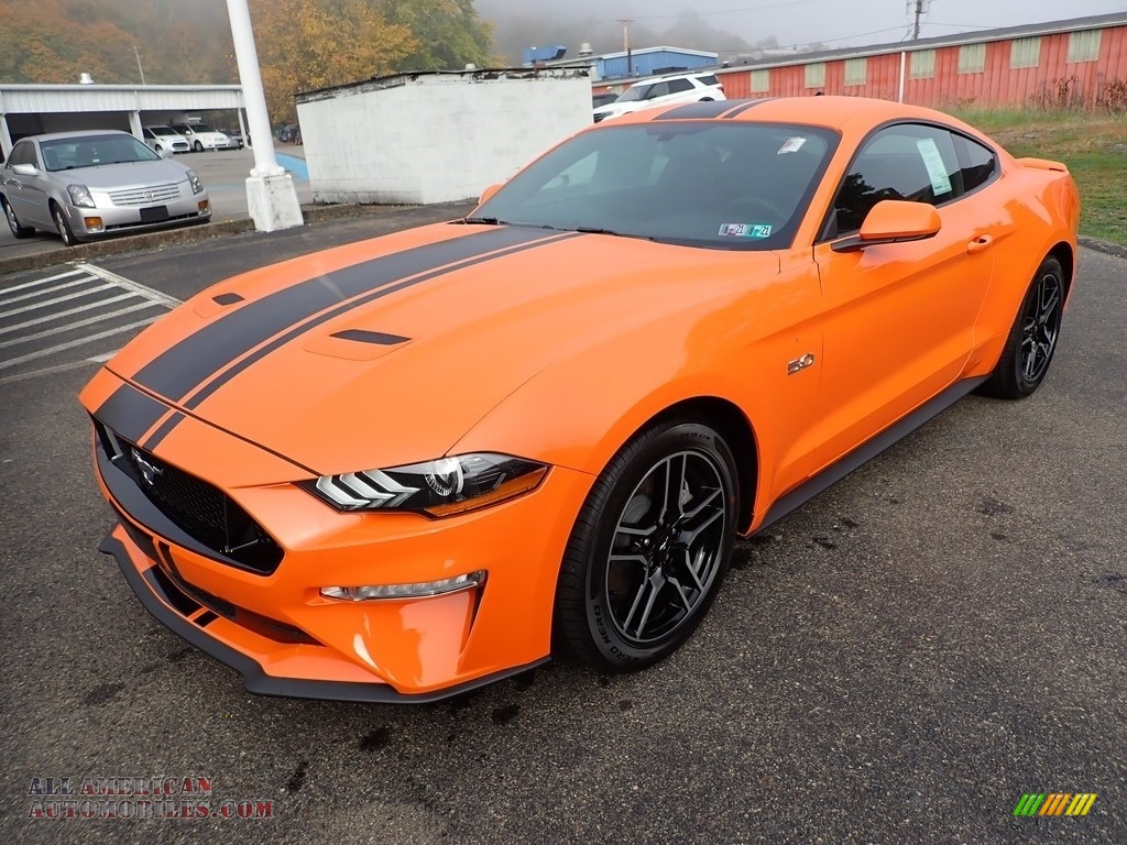 2020 Mustang GT Fastback - Twister Orange / Ebony photo #5