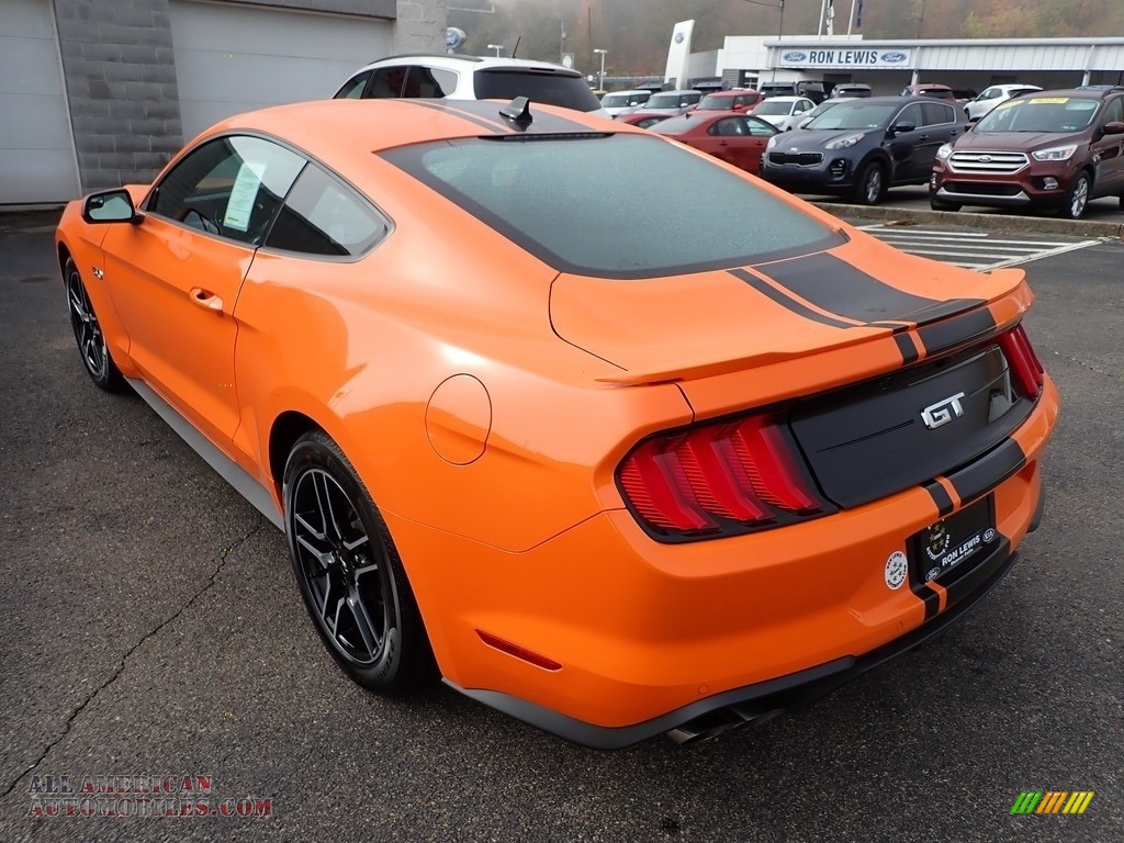 2020 Mustang GT Fastback - Twister Orange / Ebony photo #7