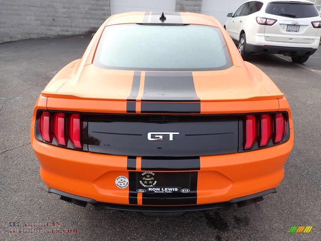 2020 Mustang GT Fastback - Twister Orange / Ebony photo #8