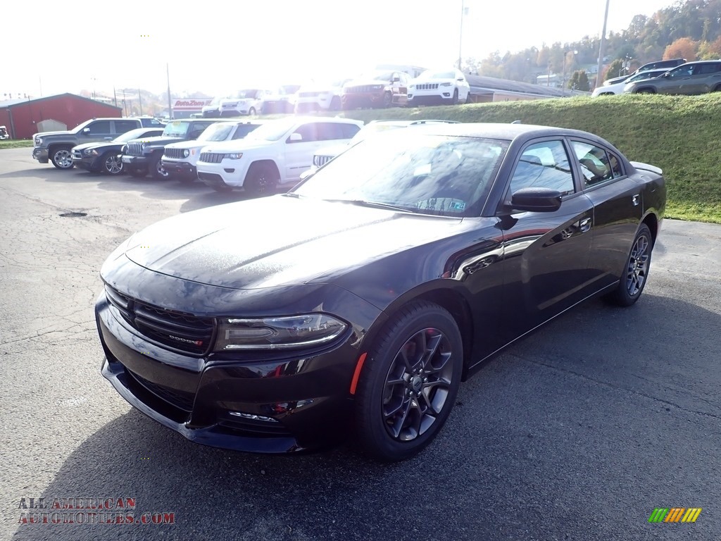 Pitch Black / Black Dodge Charger GT AWD