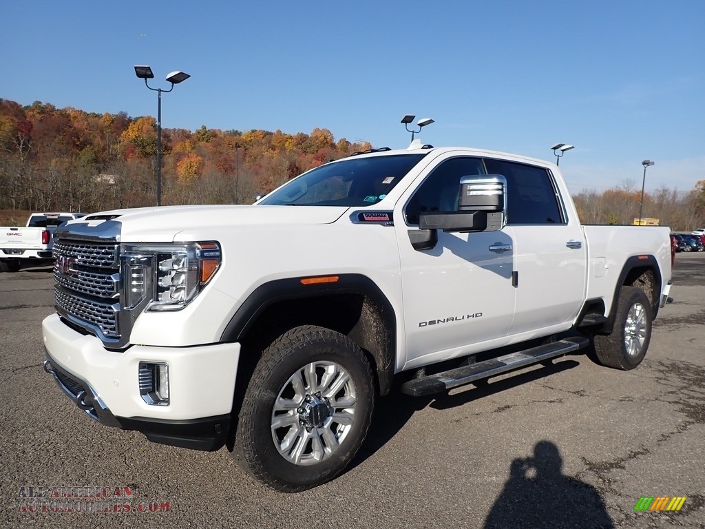 2020 GMC Sierra 2500HD Denali Crew Cab 4WD in White Frost Tricoat