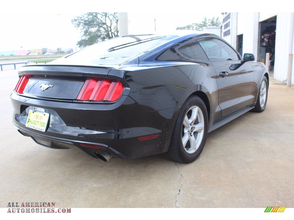 2015 Mustang EcoBoost Coupe - Black / 50 Years Raven Black photo #9